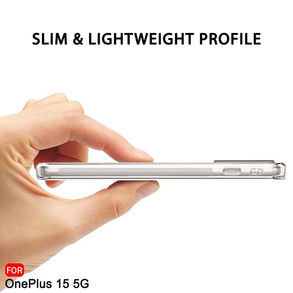 thegiftkart best camera protection back cover case for oneplus 15 5g | ultra clear soft case | inbuilt dust plugs & anti slip grip | slim & protective cover for oneplus 15 5g (silicone, transparent) thegiftkart best camera protection back cover case for oneplus 15 5g | ultra clear soft case | inbuilt dust plugs & anti slip grip | slim & protective cover for oneplus 15 5g (silicone, transparent)