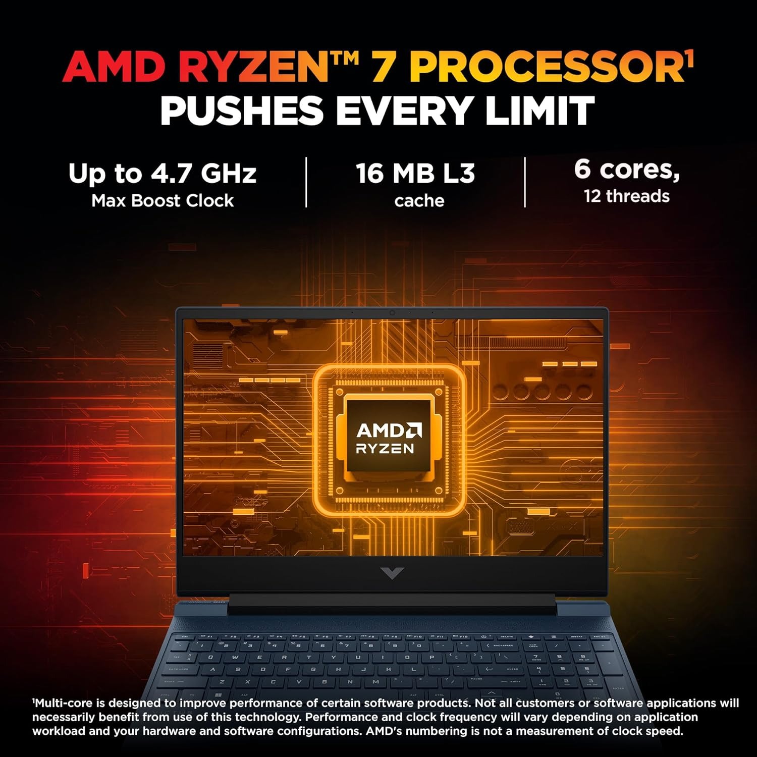 hp smartchoice victus, amd ryzen 5 8645hs, 6gb rtx 3050, 31 tops, 16gb ddr5(upgradeable) 512gb ssd, 144hz, 300nits, fhd, 15.6"/39.6cm, win11, m365* office24, blue, 2.3kg, fb3009ax, ai gaming laptop【6 core amd ryzen 5 8645hs】experience the power of 12 threads and a 16mb l3 cache, designed for serious gaming and multitasking. stay cool under pressure with the updated thermals. 【6gb nvidia geforce rtx 3050 laptop gpu】unlock immersive gaming experiences with dedicated graphics that deliver impressive 3d rendering and data processing for your favorite games. 【high speed memory and storage】16gb ddr5 ram and 512 gb pcie gen4 nvme tlc m.2 ssd offer lightning fast data transfer rates for seamless gameplay and quick load times. 【popular games】play all your favorite games like counterstrike, call of duty, gta v, cyberpunk 2077, world of warcraft, minecraft, the witcher 3, god of war 4, fifa 23, gotham knights, and more. 【micro edge display】enjoy a captivating visual experience on a 15.6" fhd display, featuring a rapid 144hz refresh rate, anti glare screen, for an unparalleled gaming experience hp smartchoice victus, amd ryzen 5 8645hs, 6gb rtx 3050, 31 tops, 16gb ddr5(upgradeable) 512gb ssd, 144hz, 300nits, fhd, 15.6"/39.6cm, win11, m365* office24, blue, 2.3kg, fb3009ax, ai gaming laptop【6 core amd ryzen 5 8645hs】experience the power of 12 threads and a 16mb l3 cache, designed for serious gaming and multitasking. stay cool under pressure with the updated thermals. 【6gb nvidia geforce rtx 3050 laptop gpu】unlock immersive gaming experiences with dedicated graphics that deliver impressive 3d rendering and data processing for your favorite games. 【high speed memory and storage】16gb ddr5 ram and 512 gb pcie gen4 nvme tlc m.2 ssd offer lightning fast data transfer rates for seamless gameplay and quick load times. 【popular games】play all your favorite games like counterstrike, call of duty, gta v, cyberpunk 2077, world of warcraft, minecraft, the witcher 3, god of war 4, fifa 23, gotham knights, and more. 【micro edge display】enjoy a captivating visual experience on a 15.6" fhd display, featuring a rapid 144hz refresh rate, anti glare screen, for an unparalleled gaming experience