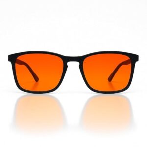 premium amber 100% blue light glasses 100% uv&blue light blocking sleep better,reduce eye strain ideal for tv,gaming and computer use unisex comfortable design