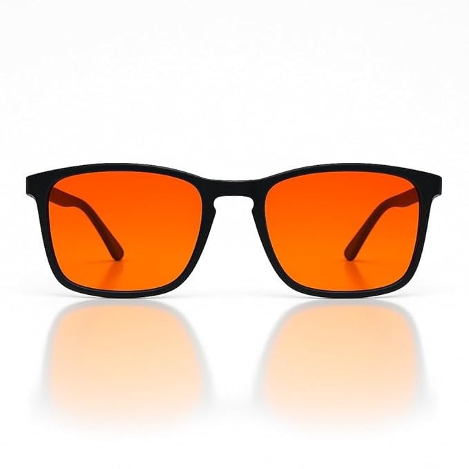 premium amber 100% blue light glasses 100% uv&blue light blocking sleep better,reduce eye strain ideal for tv,gaming and computer use unisex comfortable design premium amber 100% blue light glasses 100% uv&blue light blocking sleep better,reduce eye strain ideal for tv,gaming and computer use unisex comfortable design