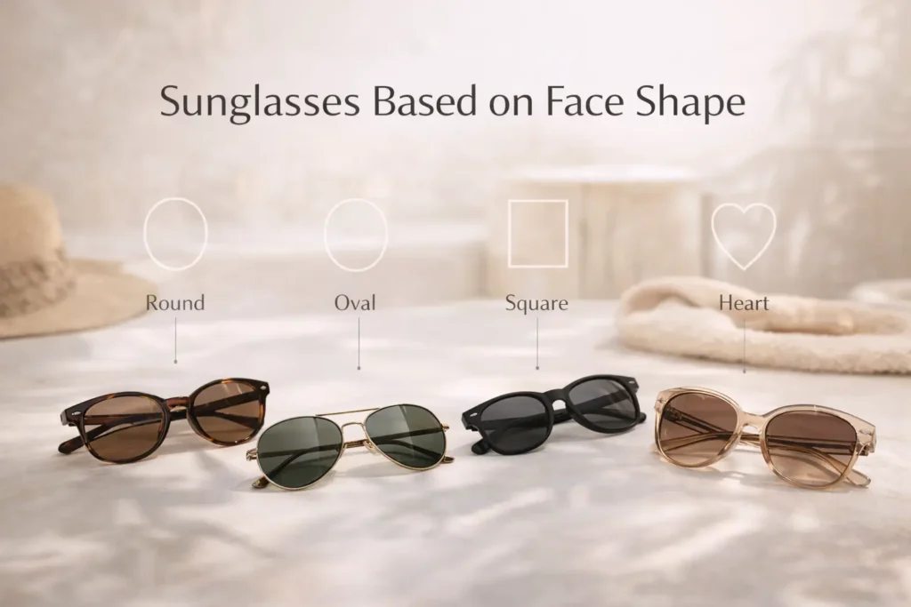 How to Choose the Right Eyeglasses for Your Face Shape (Males & Females) Sunglasses Based on Face Shape
